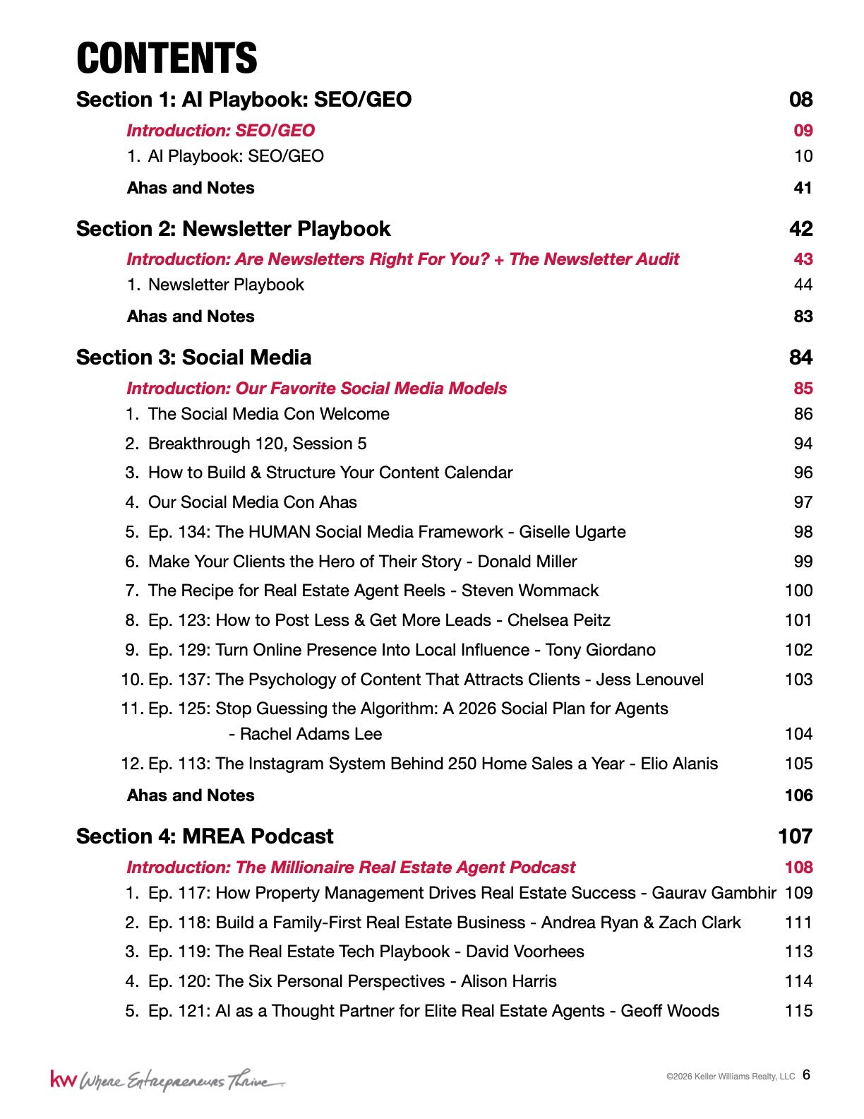 The Millionaire Real Estate Agent Playbook - Volume 4