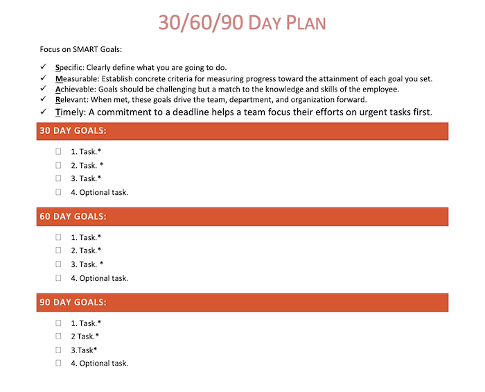 Optimize Your Team With The 30-60-90