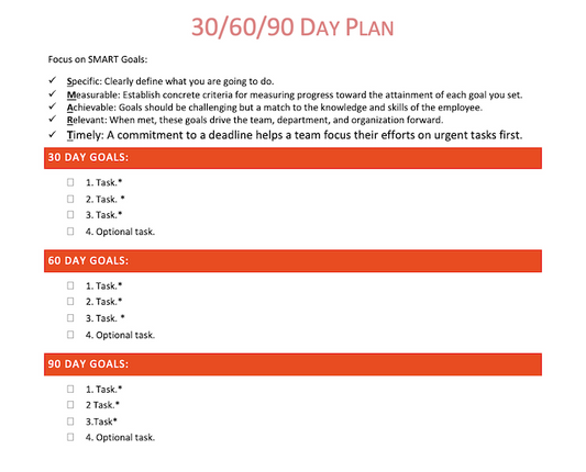 Optimize Your Team With The 30-60-90
